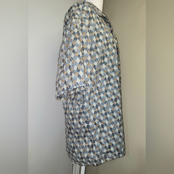 Pierre Cardin Button Down Short Sleeve Collar Shirt, XL, RARE Vintage - Picture 3 of 7